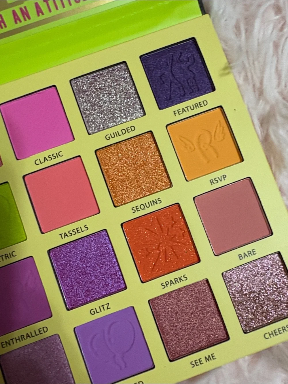 New RUDE The Roaring 20's Eyeshadow Palette - Neons